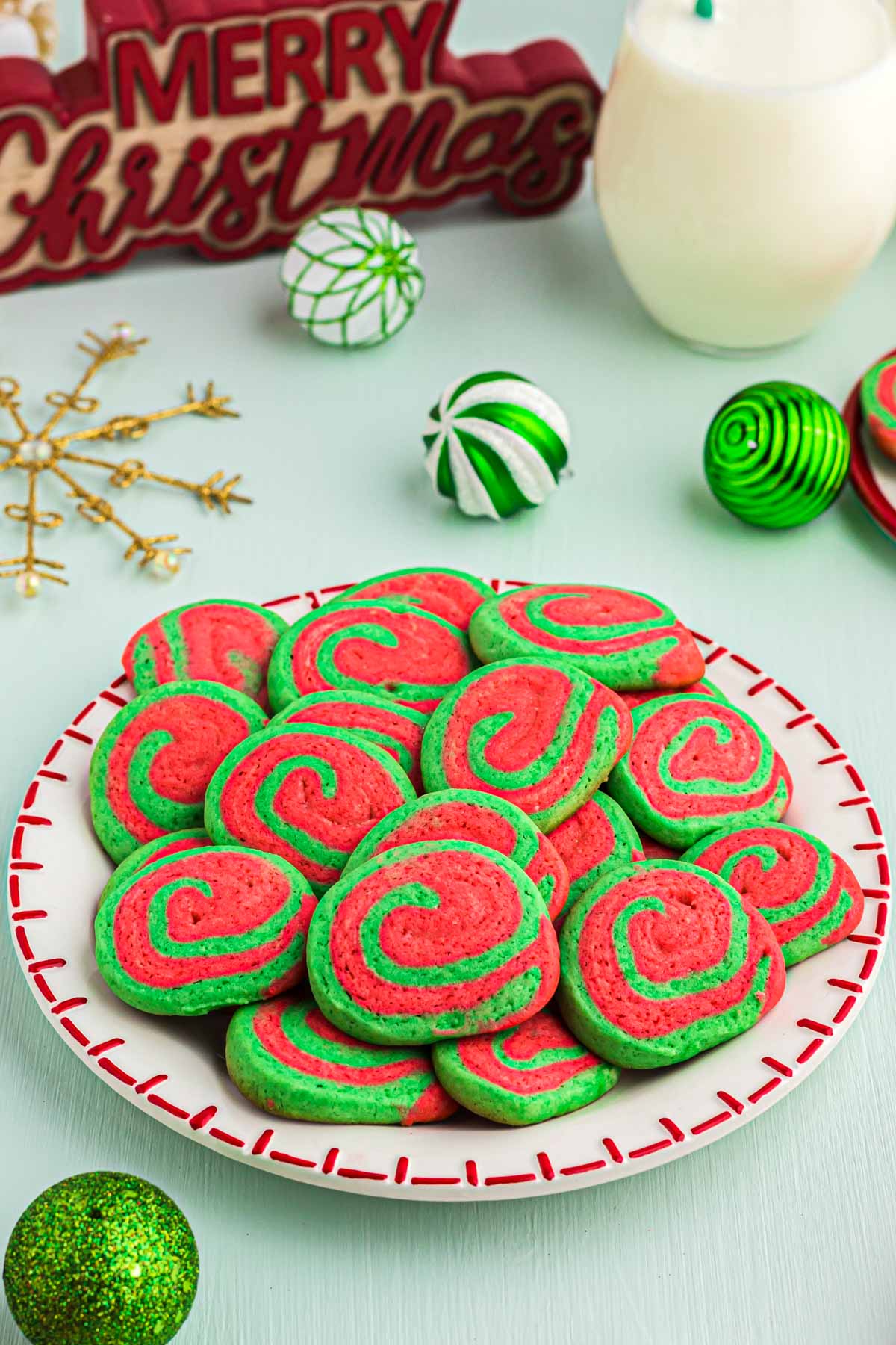Christmas Pinwheel Cookies 1