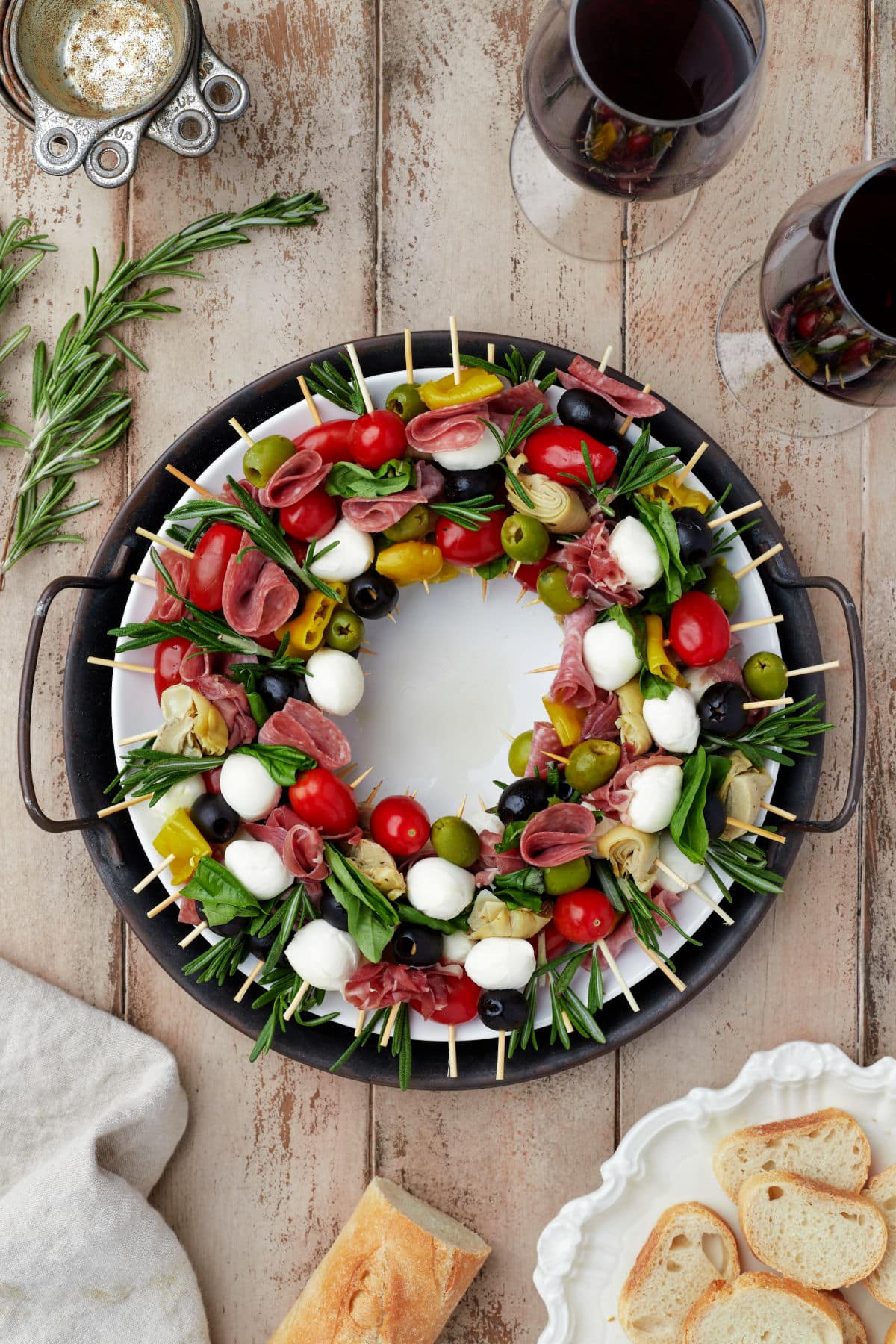 antipasto charcuterie wreath set 2 12 1200