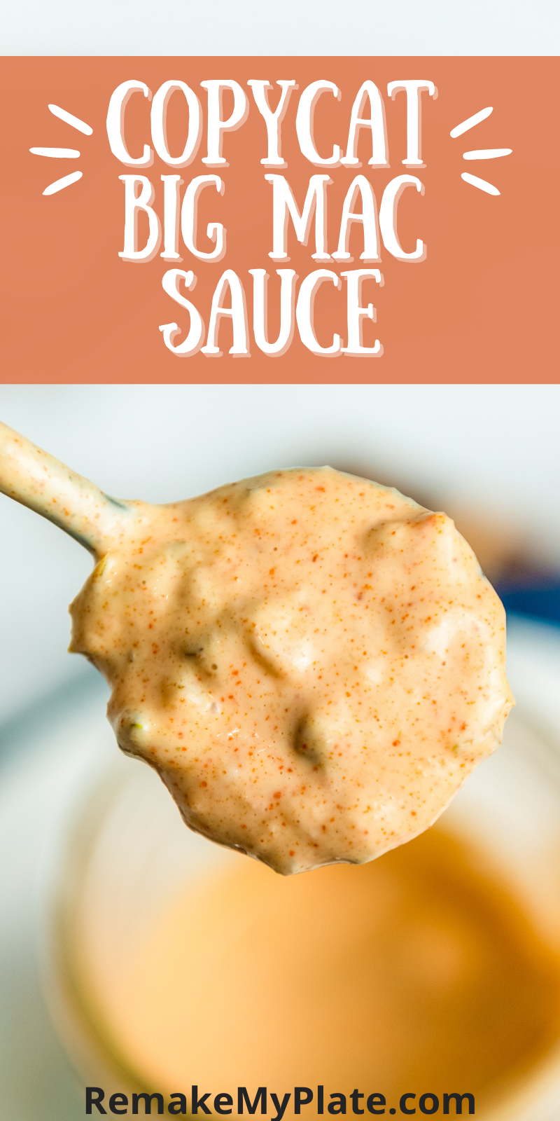 In just a few minutes you can whip up this copycat McDonald’s Big Mac Sauce recipe to enjoy at home. Use it to top your burgers, salads and as a dipping sauce for french fries, onion rings, tater tots as well as chicken tenders and nuggets