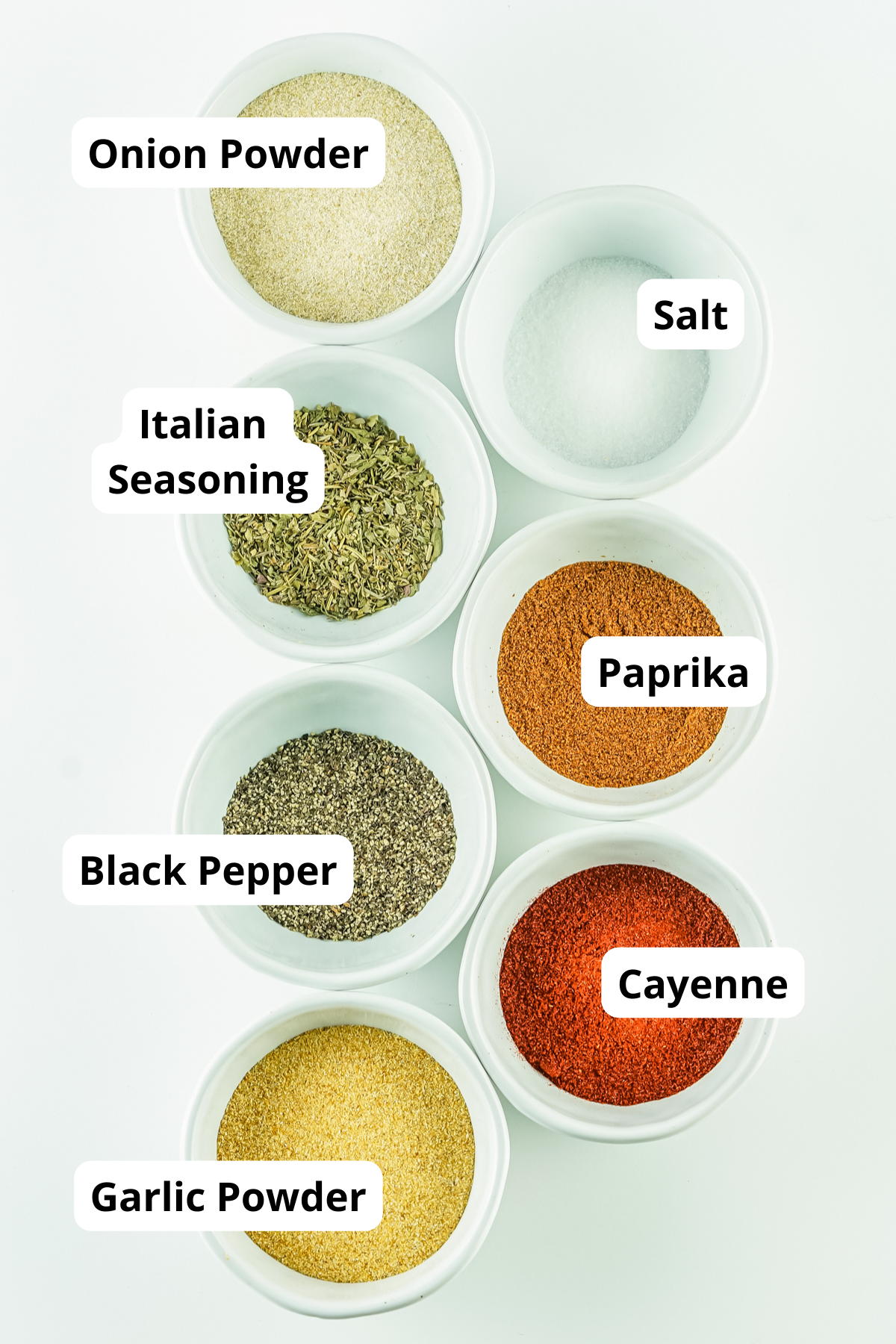 ingredients you will need to make this seasoning for chicken