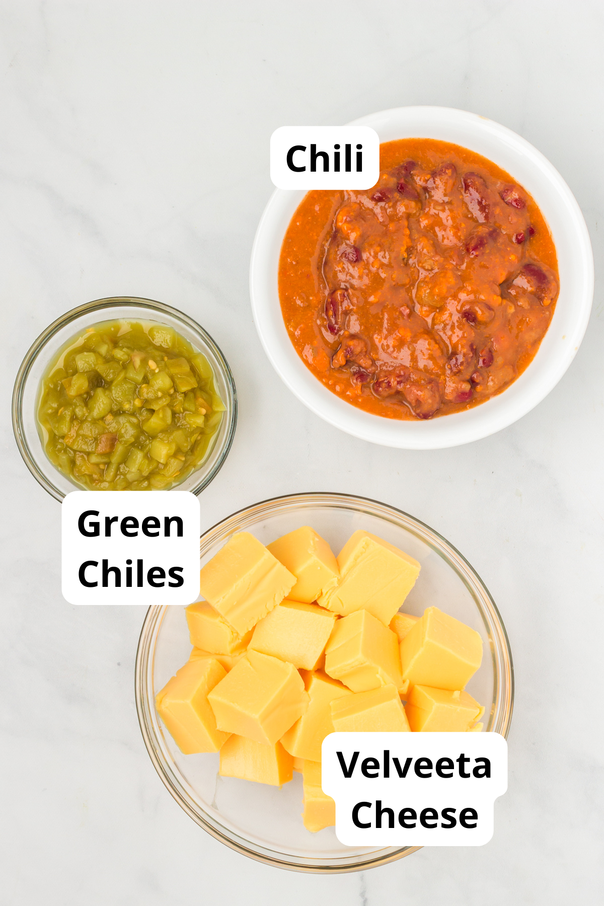 Chili Cheese Ingredients 1
