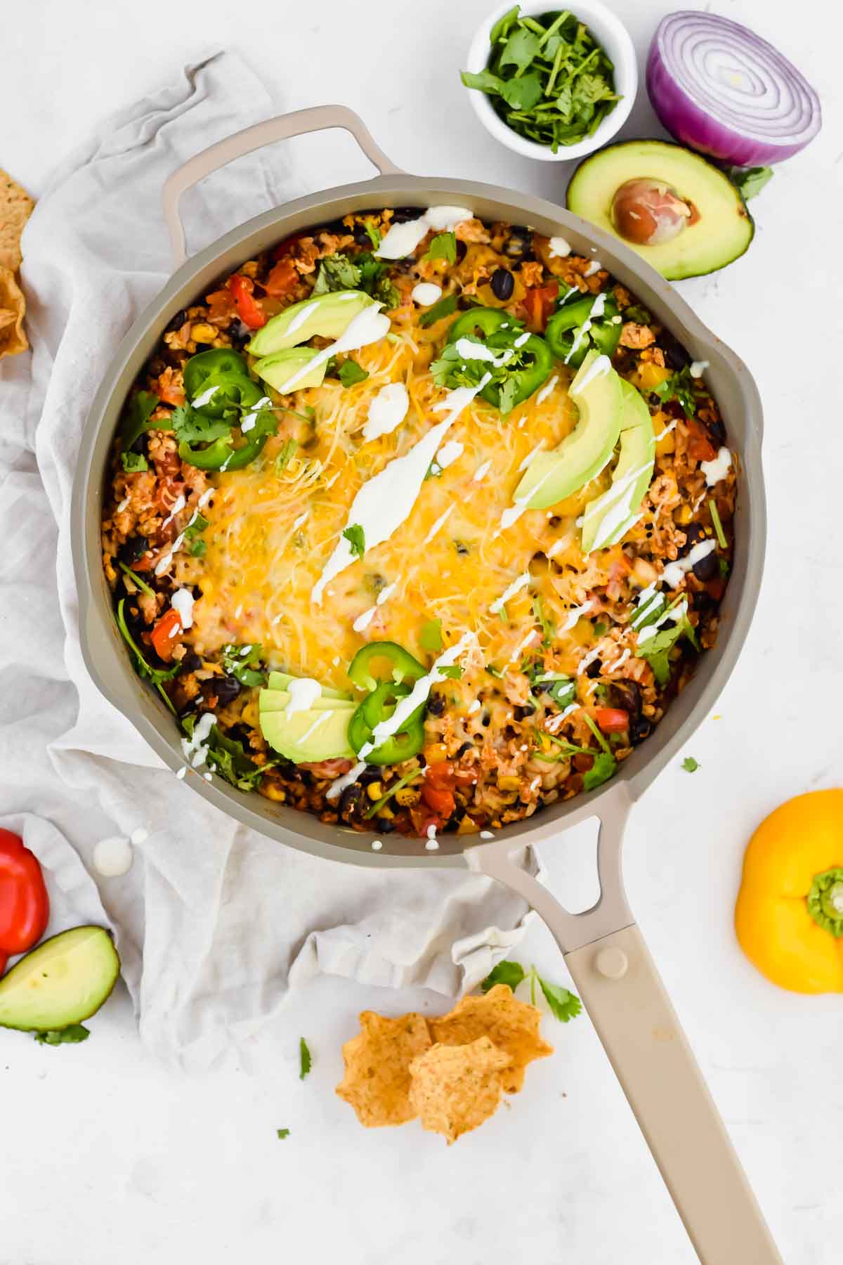 Cheesy Mexican Chicken Skillet 5