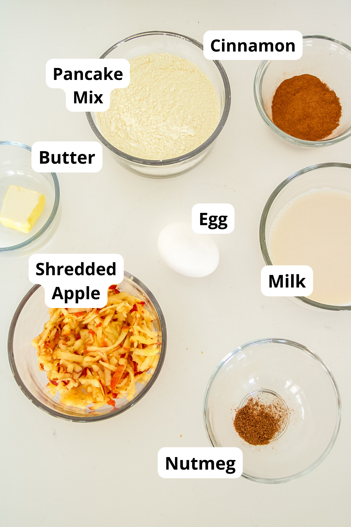 Pancake Muffin Ingredients