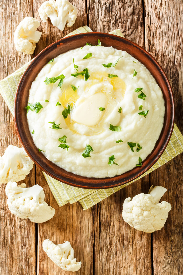 Cauliflower Mashed Potatoes Recipe (Keto, Paleo)