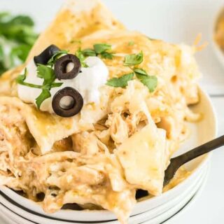 chicken enchilada casserole 9