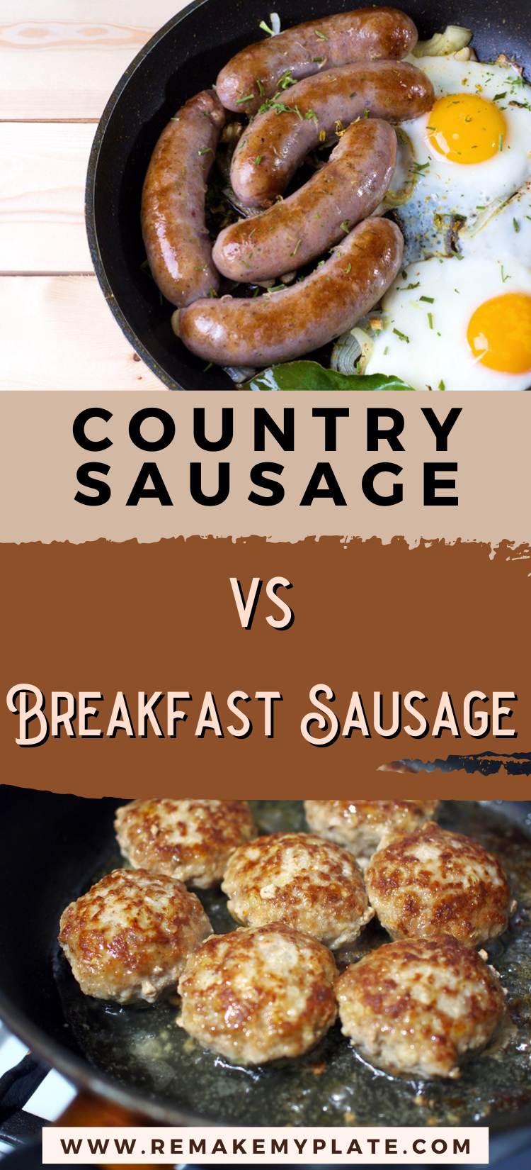 difference between country sausage and breakfast sausage