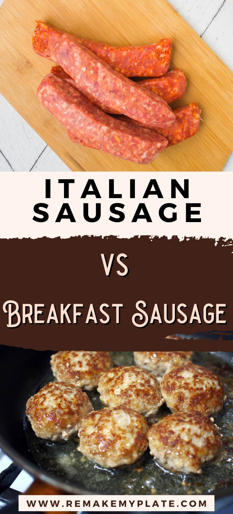 The differences between Italian Sausage vs Breakfast Sausage