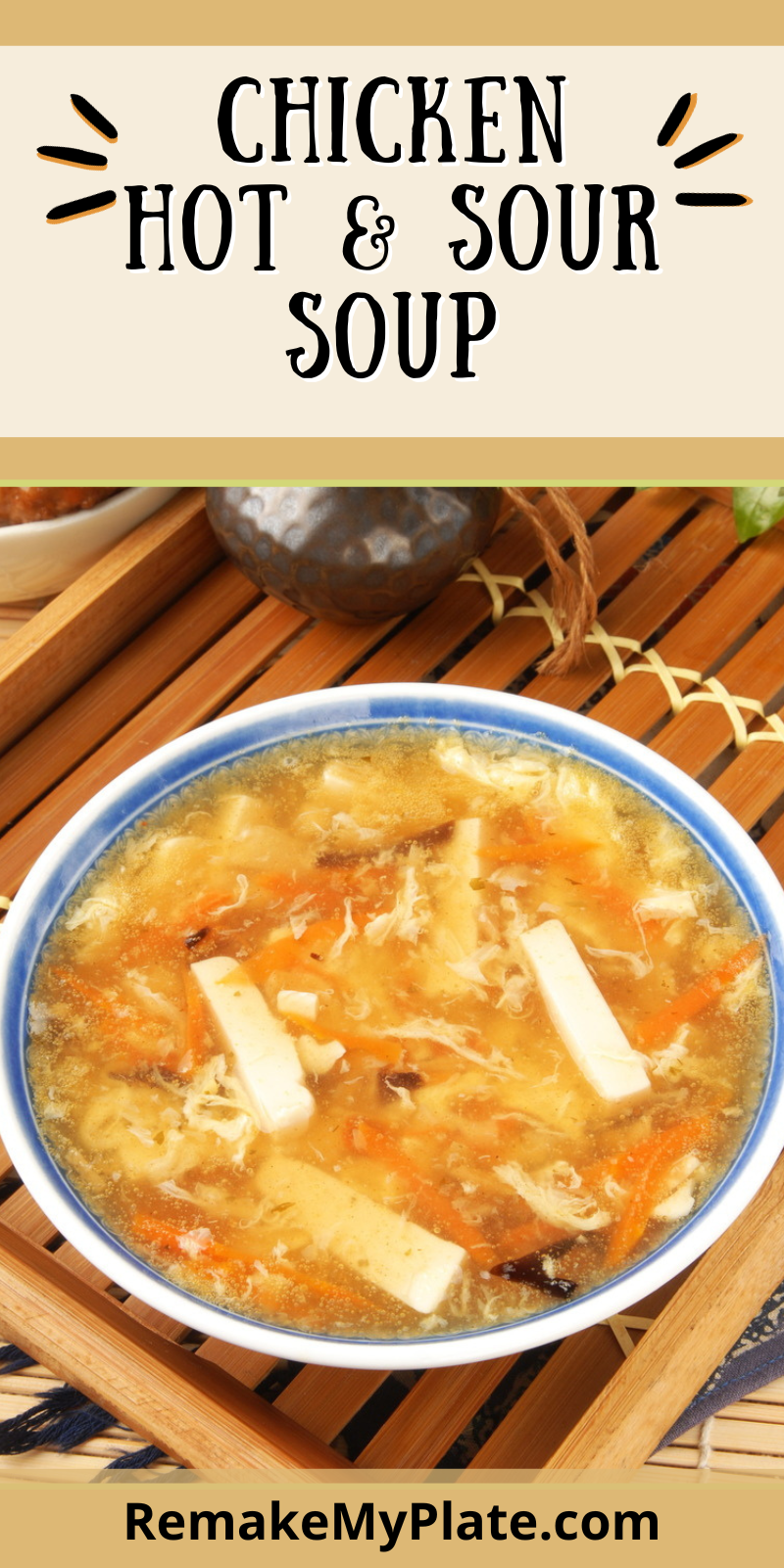 hot and sour soup pinterest pin image