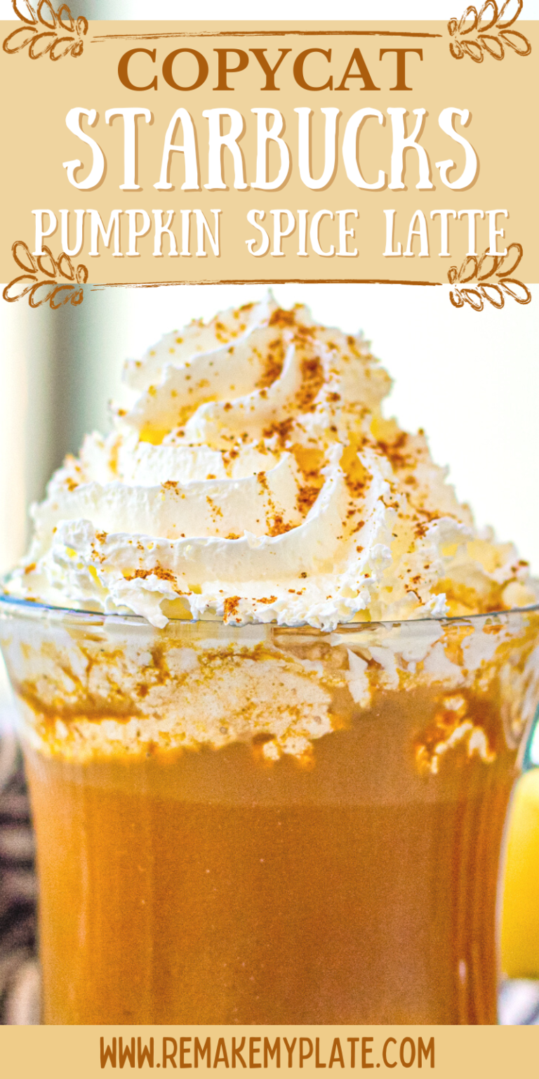 Best Copycat Pumpkin Spice Latte Starbucks Recipe - Remake My Plate