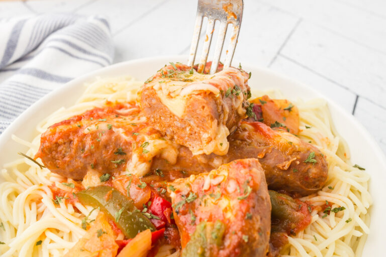 Stuffed Italian Sausage and Peppers (Keto, Low Carb)
