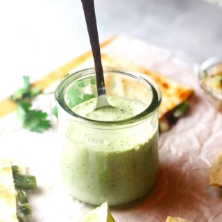 poblano cream sauce