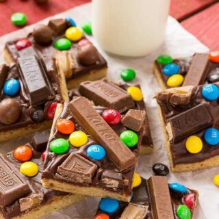 candy bar blondies