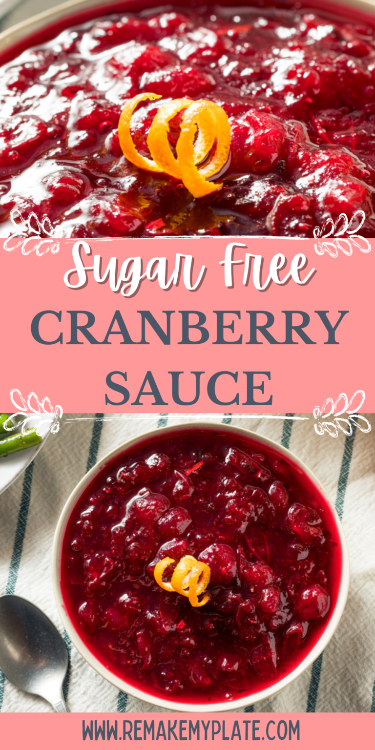 Easy Sugar Free Cranberry Sauce Recipe (Keto, Low Carb) - Remake My Plate