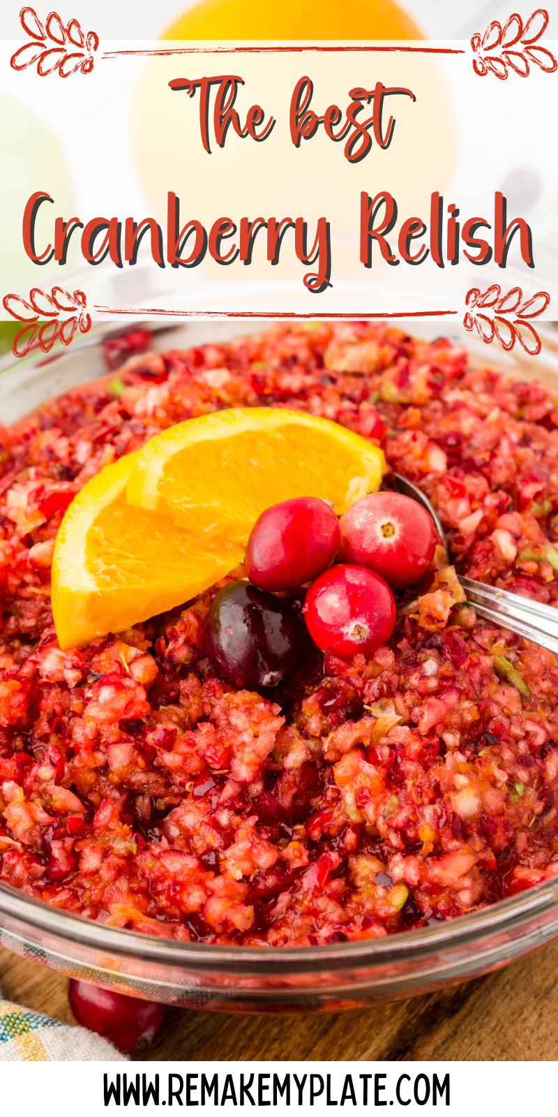 Cranberry Relish Pinterest