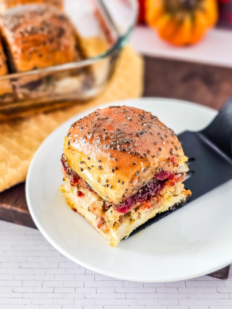 Turkey Cranberry Sliders Recipe (Thanksgiving Leftover)