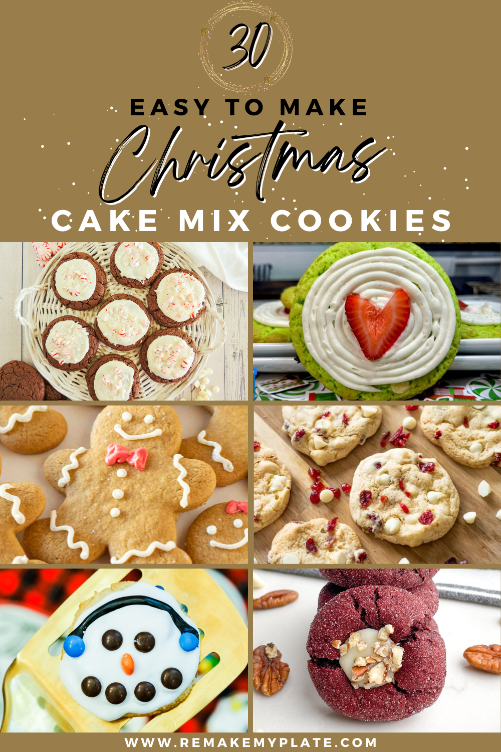 30 Cake Mix Cookies Pinterest
