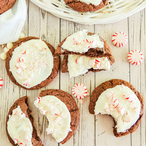 Chocolate Peppermint Cake Mix Cookies 13 of 21