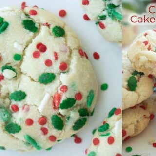 Christmas Cake Mix Cookies FB