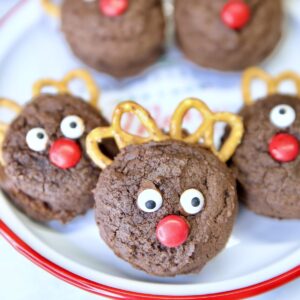Reindeer Cake Mix Cookies Recipe Image FJPG