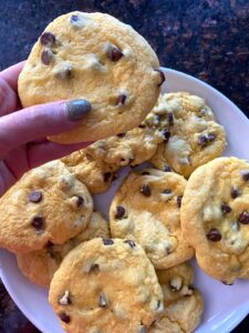 Yellow Cake Mix Cookies With Chocolate Chips 8