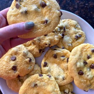 Yellow Cake Mix Cookies With Chocolate Chips 8