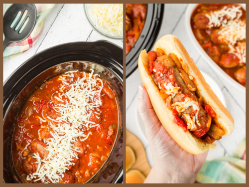 Italian Sausage And Peppers Recipe Slow Cooker Remake My Plate