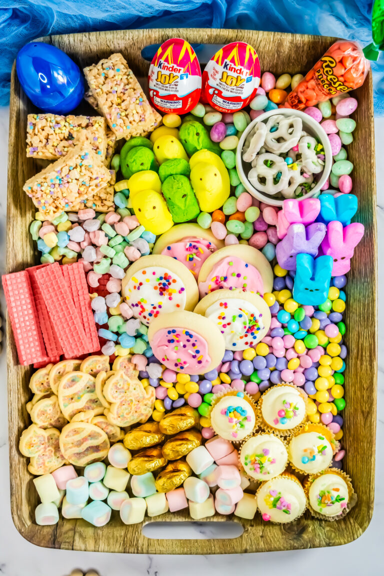 Cute Easter Candy Charcuterie Board