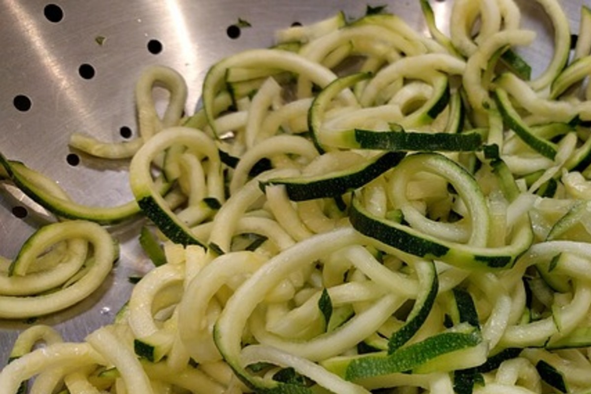 homemade zucchini noodles