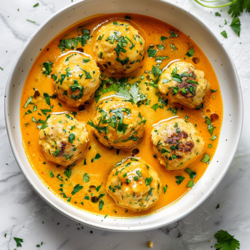 curry chicken meatballs 10