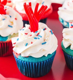 Firecracker Cupcakes