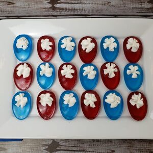 patriotic jello eggs