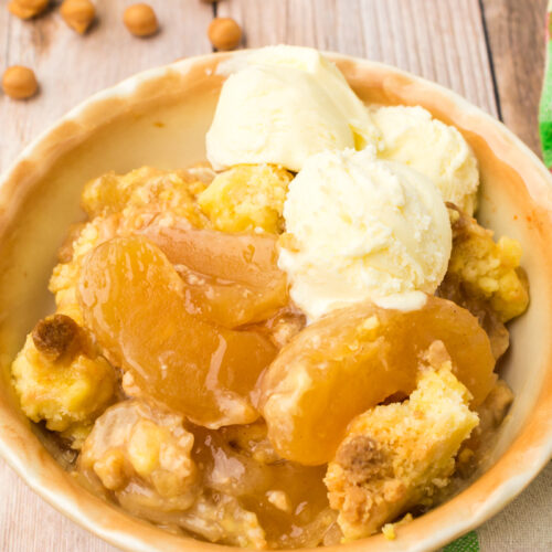 Air Fryer Apple Caramel Dump Cake 28 of 32