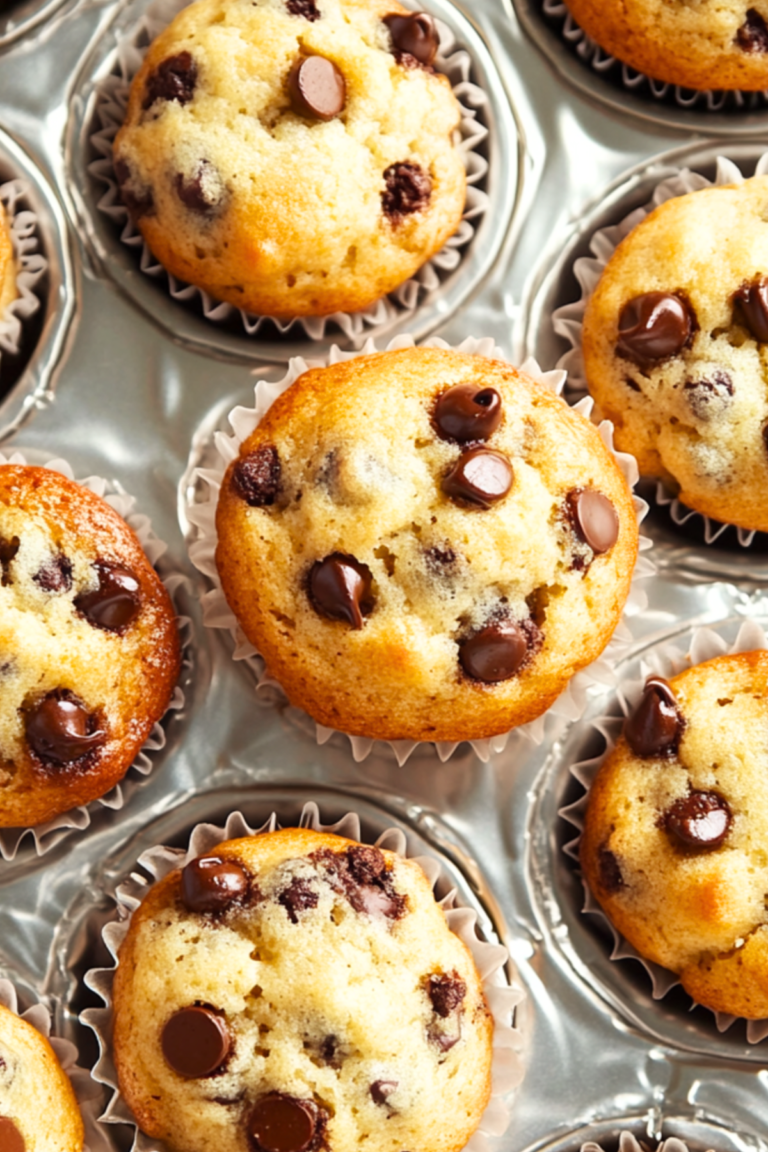 Keto Chocolate Chip Peanut Butter Muffins Recipe