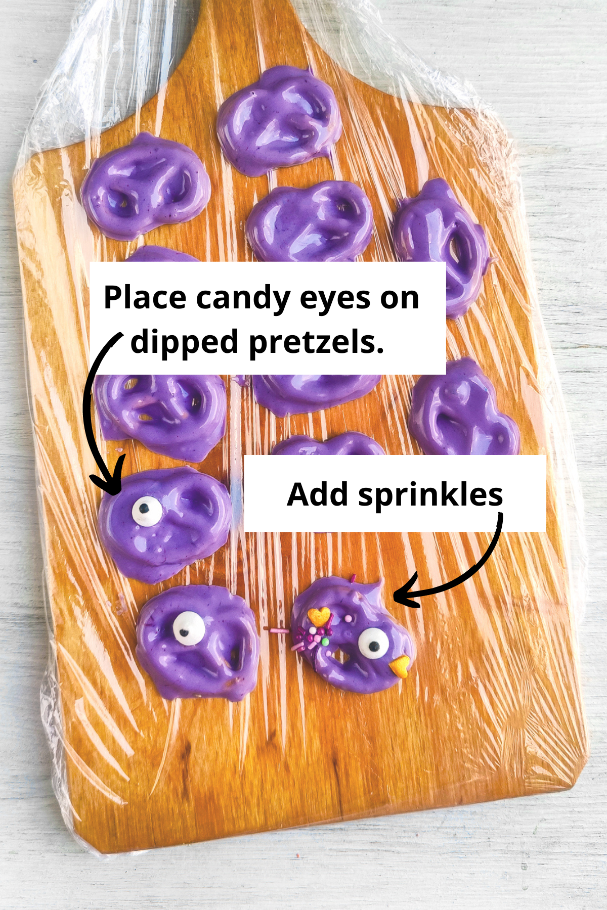 Halloween Monster Pretzels