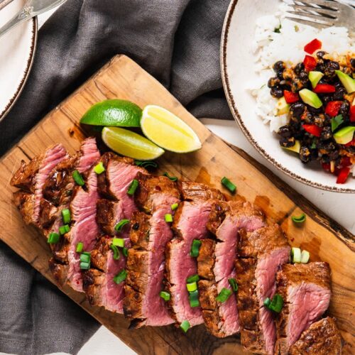 Lime flatiron steak 7