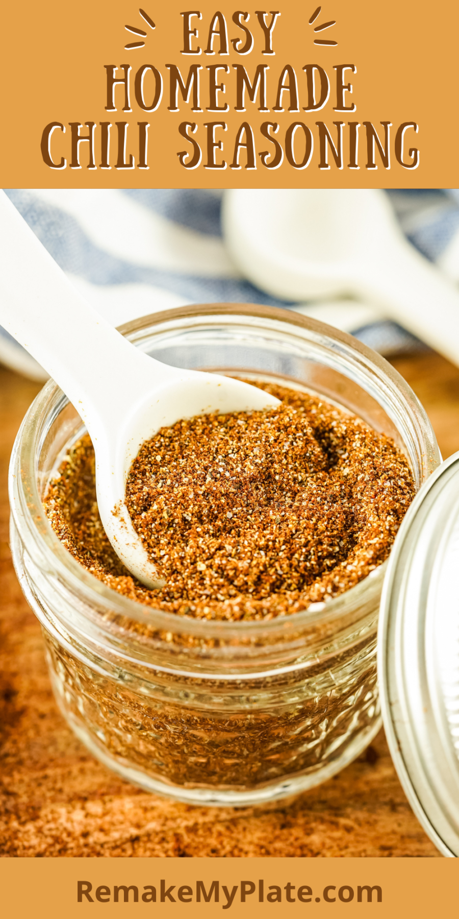 chili seasoning mix pinterest pin