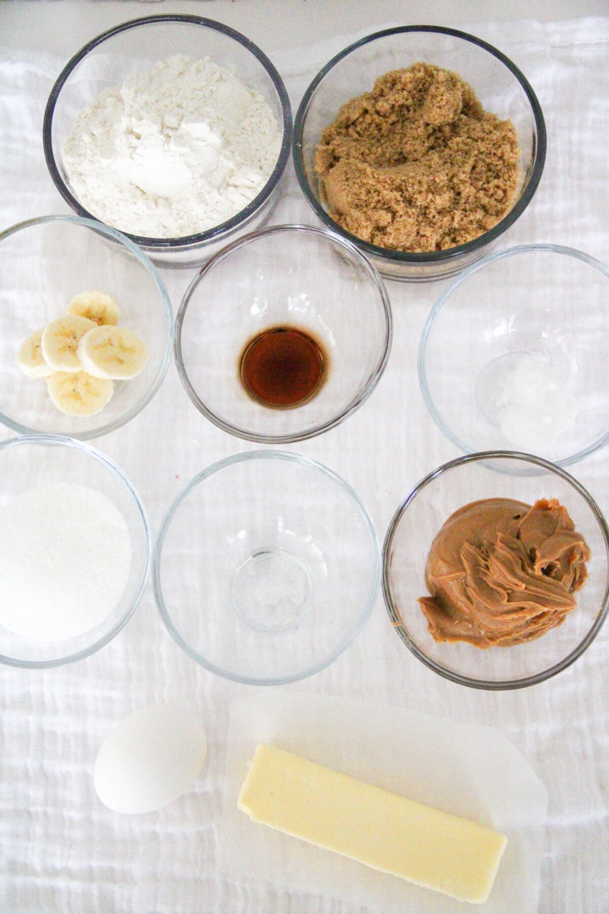 peanut butter banana cookie ingredients