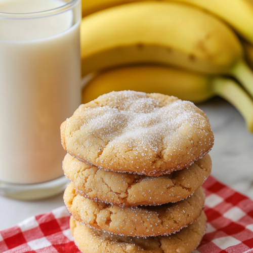 peanut butter banana cookies 2