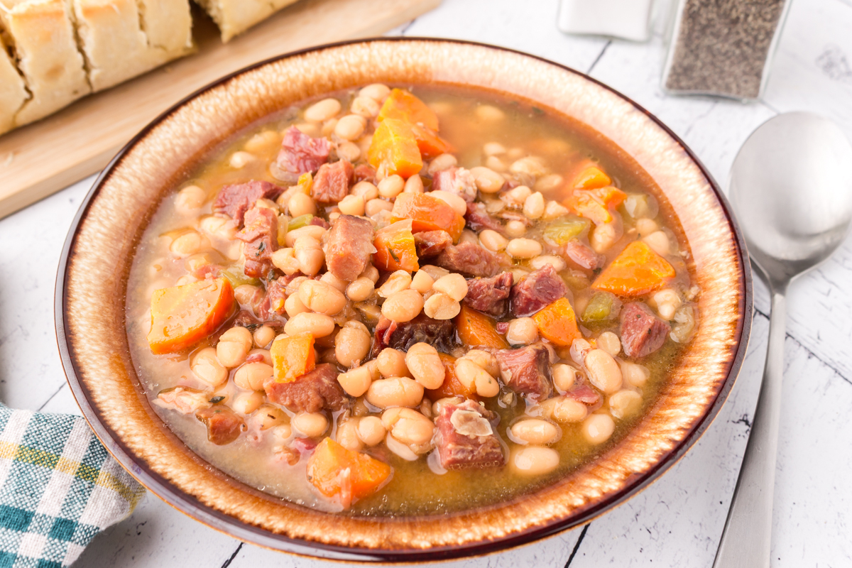 best navy bean soup recipe with ham