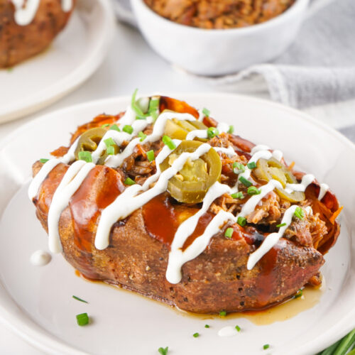Pulled Pork Baked Sweet Potato 3