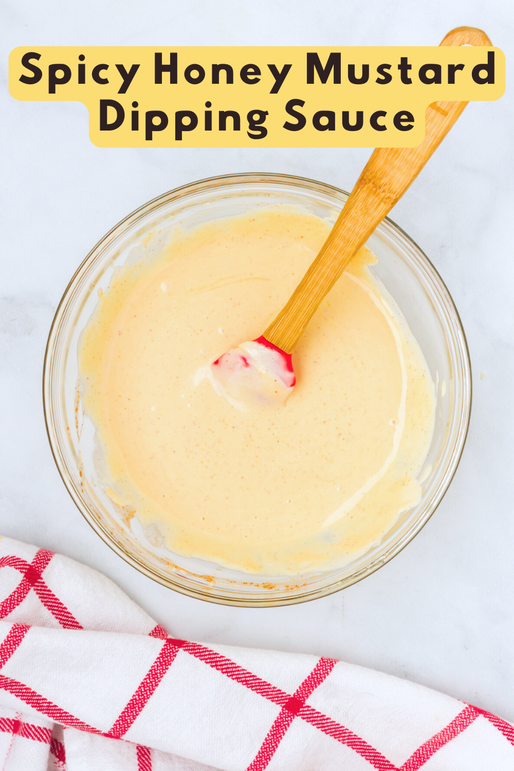 Spicy Honey Mustard Dipping Sauce Pinterest Pin